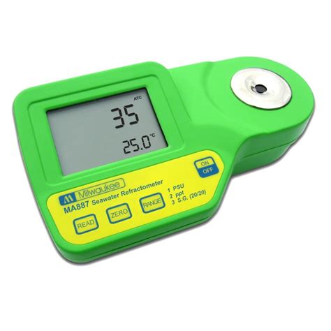 milwaukee ma871 digital refractometer|milwaukee salinity tester canada.